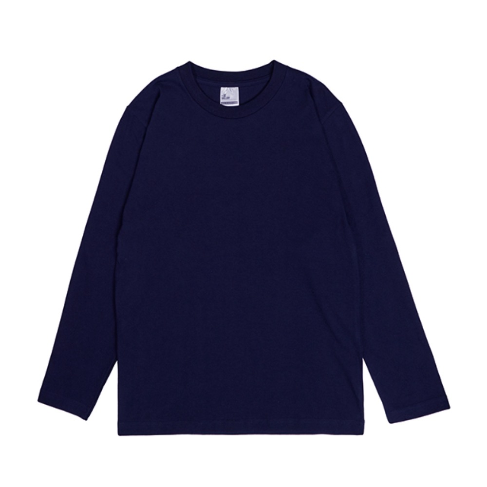 +82GALLERYEssential Long Sleeve Navy T-Shirt 30s