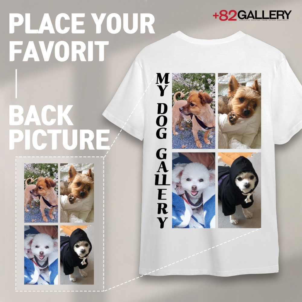 +82GALLERY+82GALLERY I-love-dog T-shirt