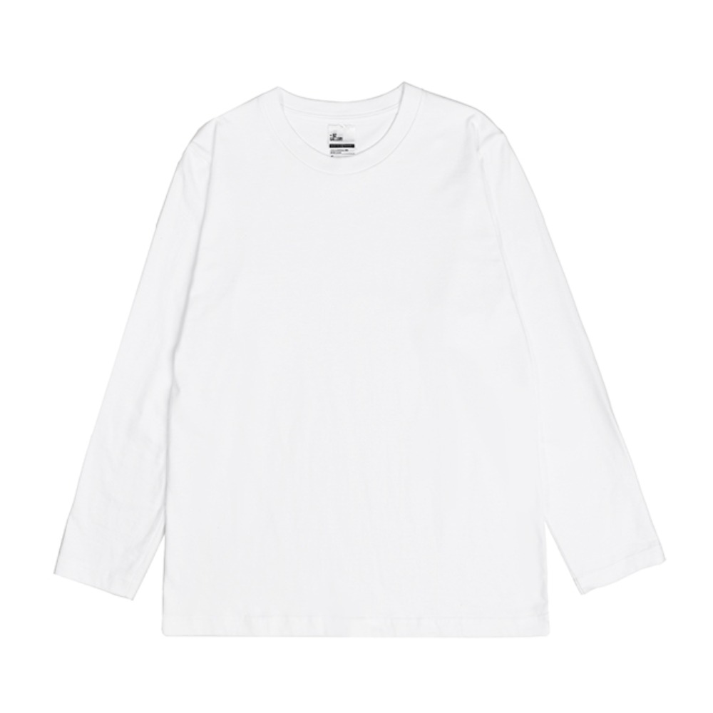 +82GALLERYEssential Long Sleeve White T-Shirt 16s
